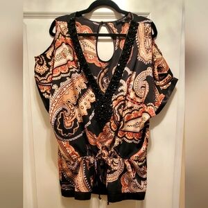 Night On The Town Beaded Top